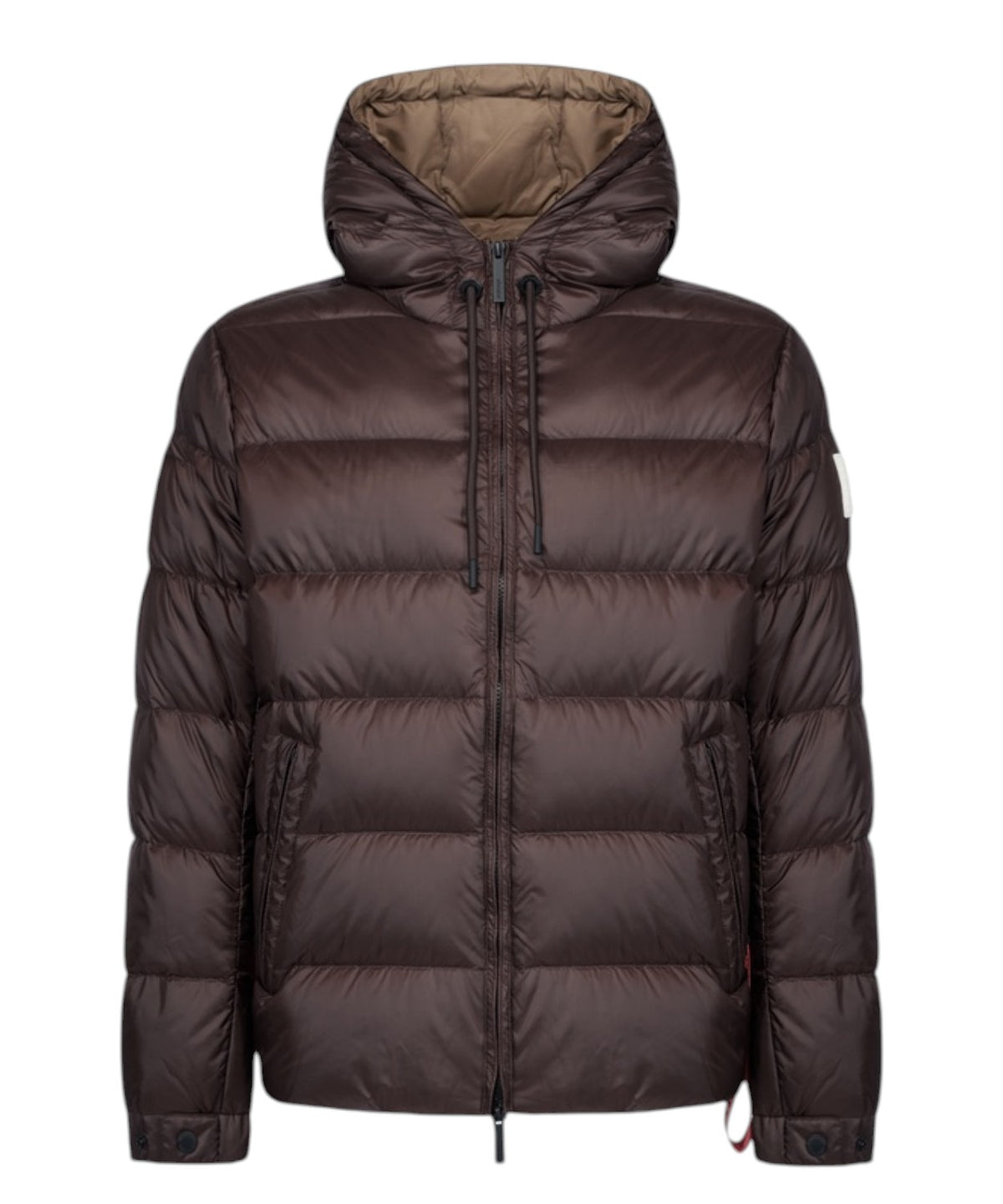 Doudoune Homme After Label Verbier en nylon brillant