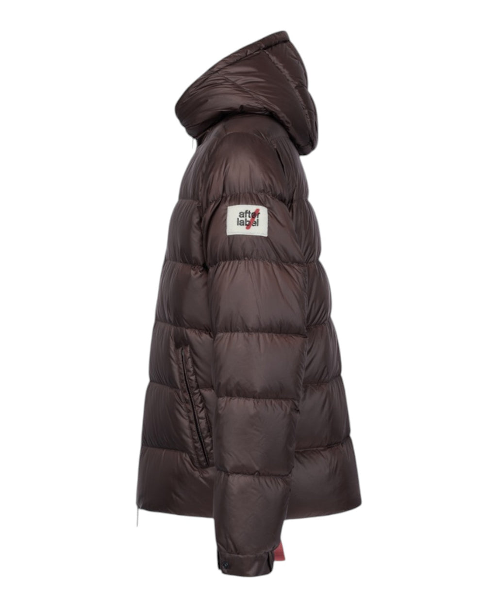 Doudoune Homme After Label Verbier en nylon brillant