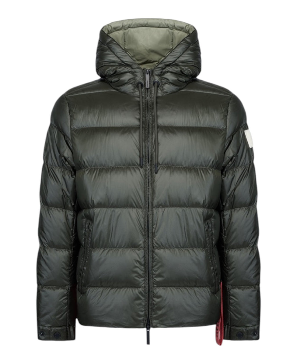 Doudoune Homme After Label Verbier en nylon brillant