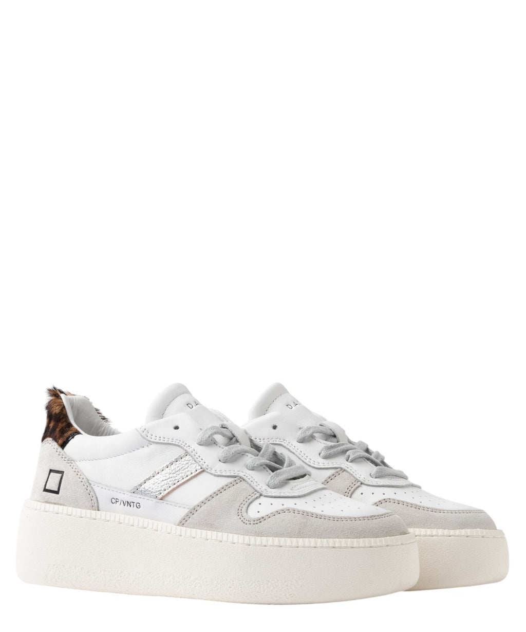 Sneakers Court Platform Vintage Calf-D.A.T.E.-Sneakers-Vittorio Citro Boutique