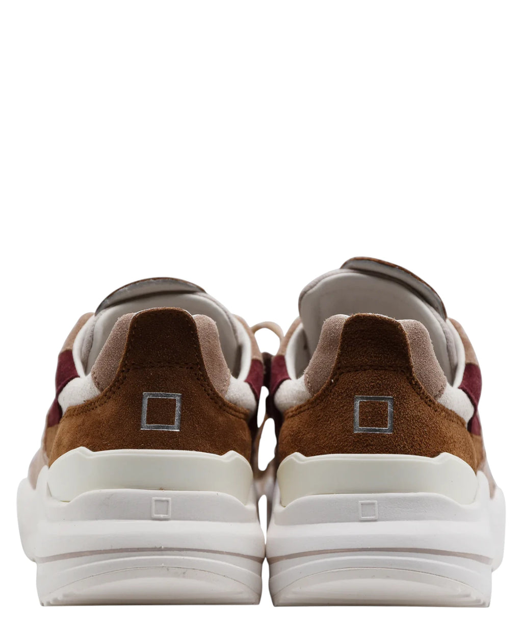 Sneakers D.A.T.E. Fuga Linen con Lacci Charm