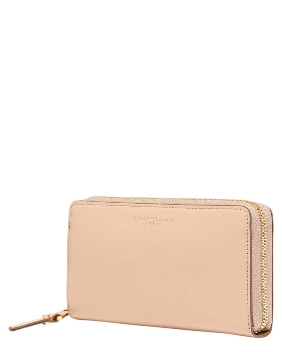 Portafoglio in pelle liscia con chiusura a zip-Portafogli-Gianni Chiarini-Vittorio Citro Boutique