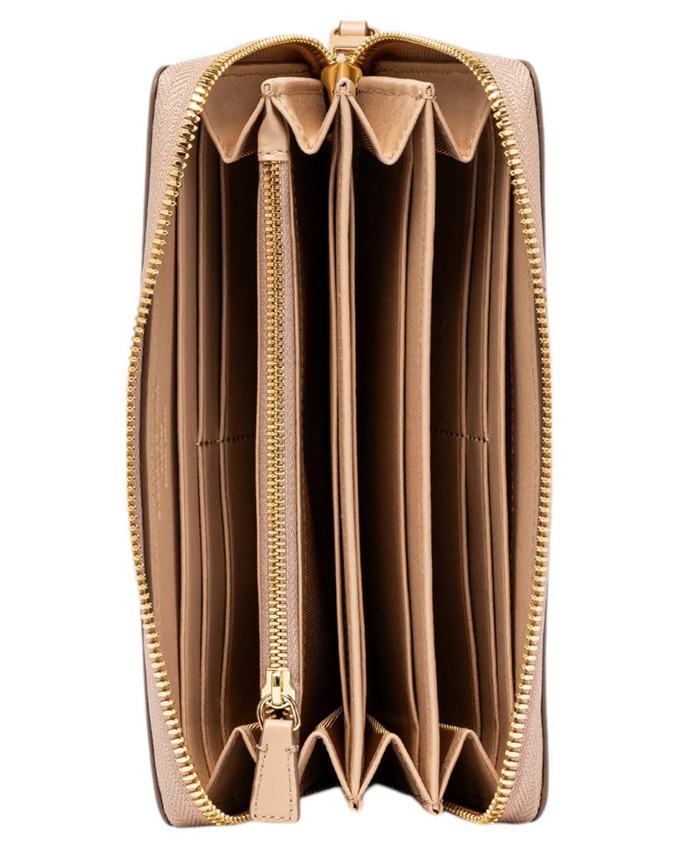 Portafoglio in pelle liscia con chiusura a zip-Portafogli-Gianni Chiarini-Vittorio Citro Boutique