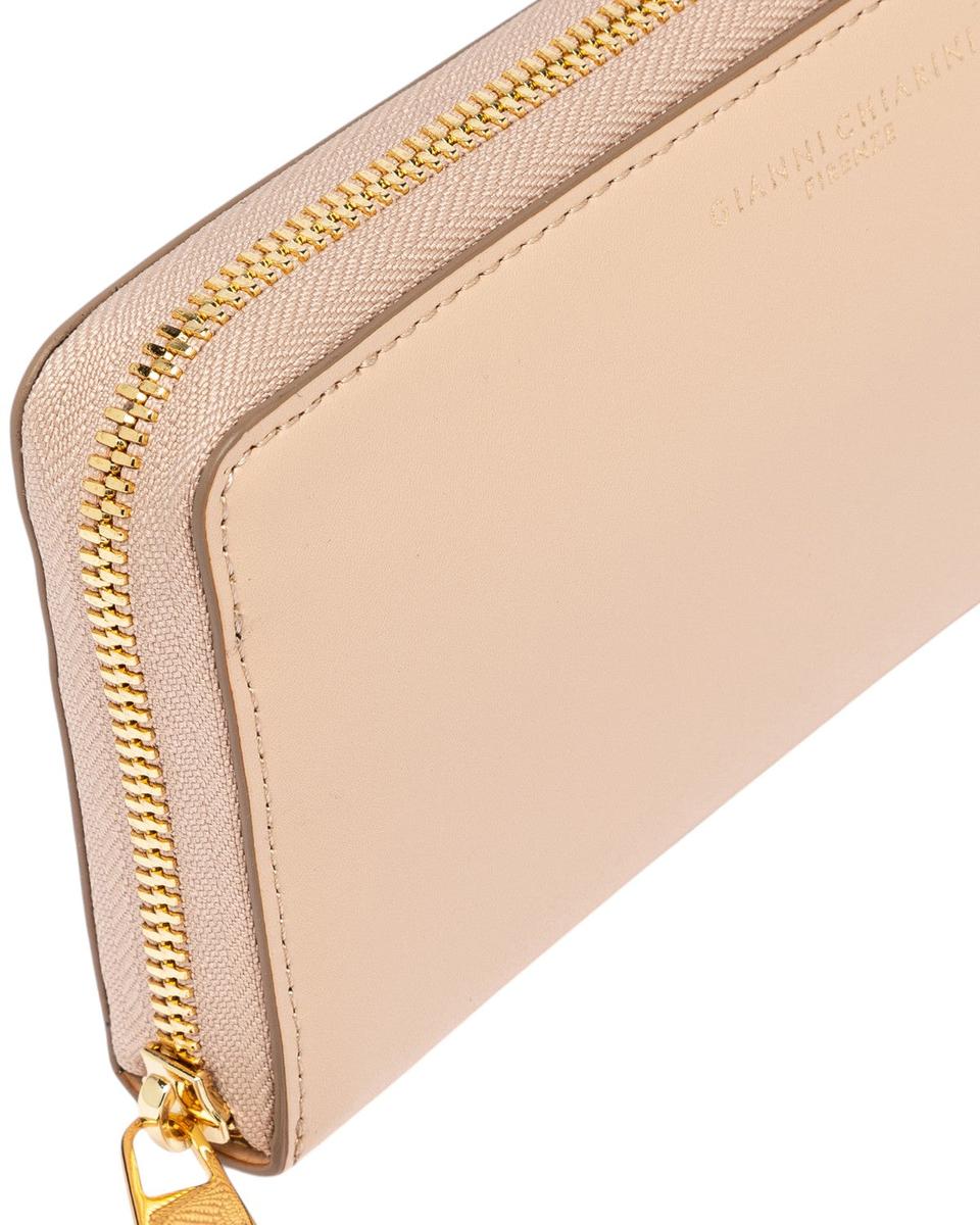 Portafoglio in pelle liscia con chiusura a zip-Portafogli-Gianni Chiarini-Vittorio Citro Boutique