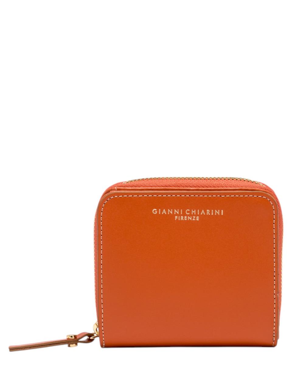 Portafoglio in pelle liscia con chiusura a zip-Portafogli-Gianni Chiarini-Vittorio Citro Boutique