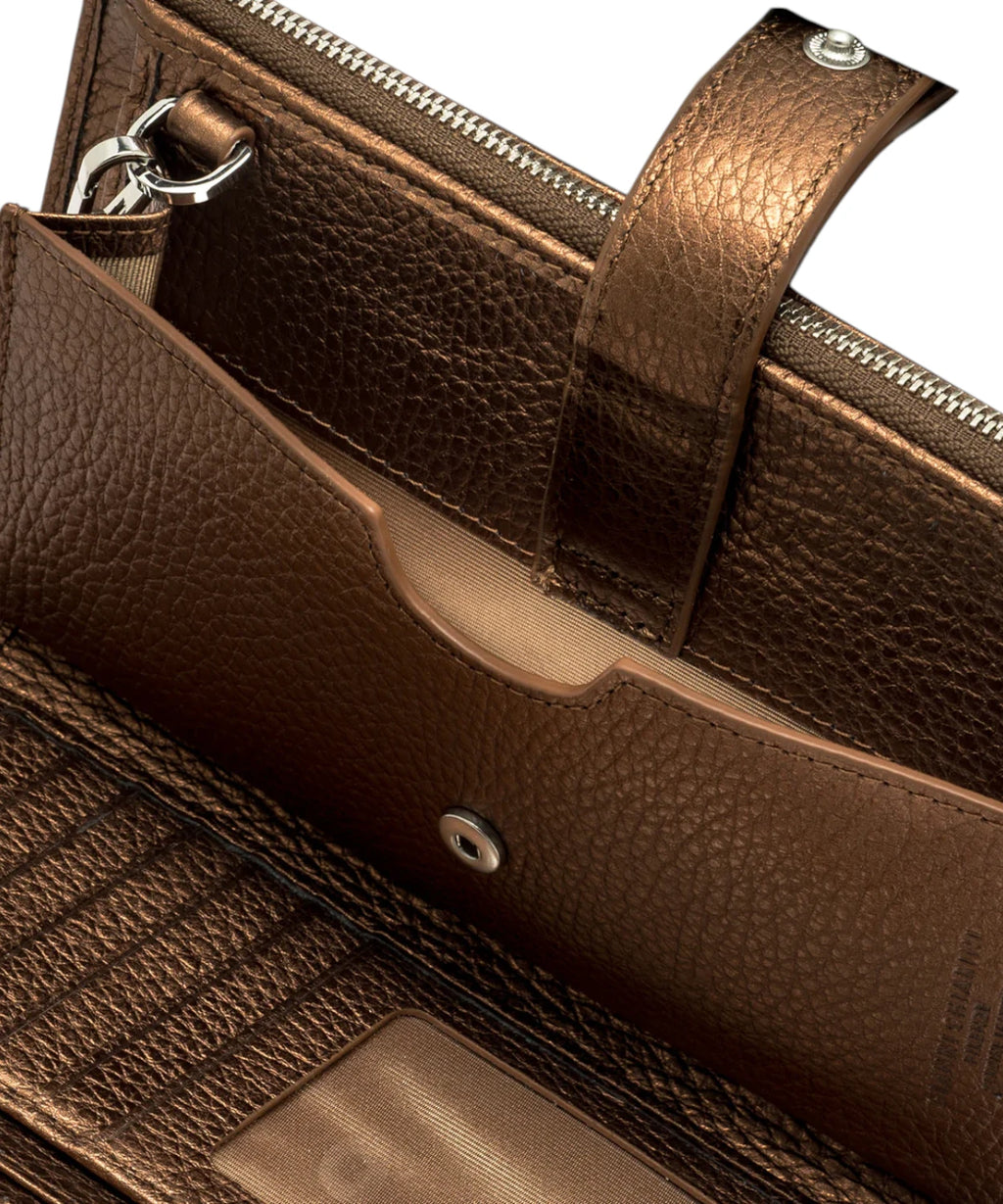 Portefeuille en cuir martelé Gianni Chiarini