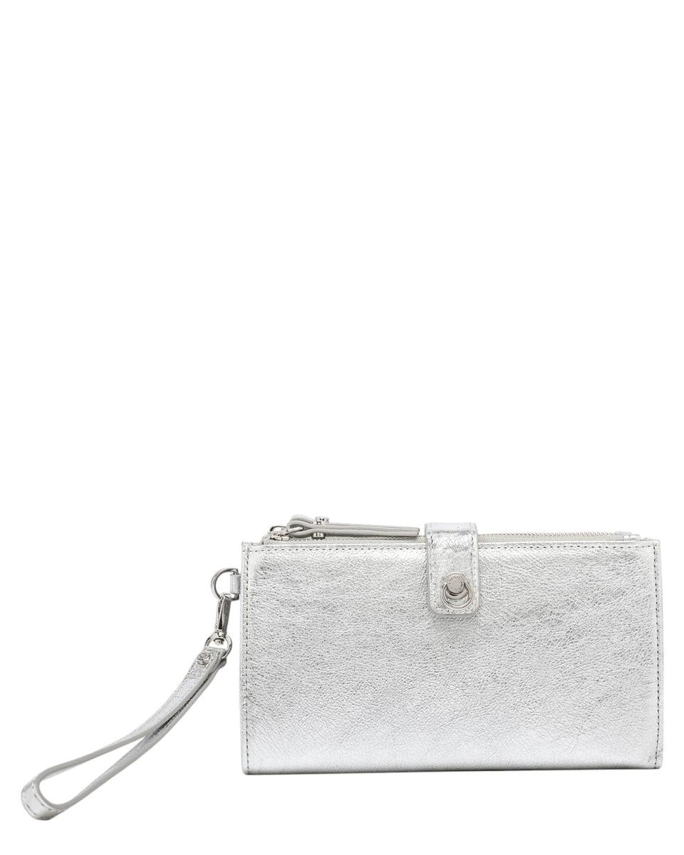 Portafoglio donna laminato Gianni Chiarini con zip e cinturino removibile-Gianni Chiarini-Portafogli-Vittorio Citro Boutique