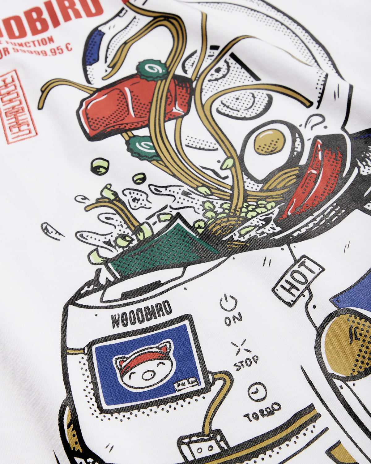 T-shirts WBBaine en coton épais avec motif