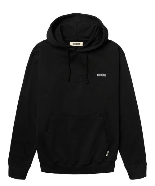 Sweat à capuche en coton avec graphisme et broderie