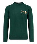 Maglione Heron Light con ricamo "Sprizzo gioia..."-Mc2 Saint Barth-Maglieria-Vittorio Citro Boutique