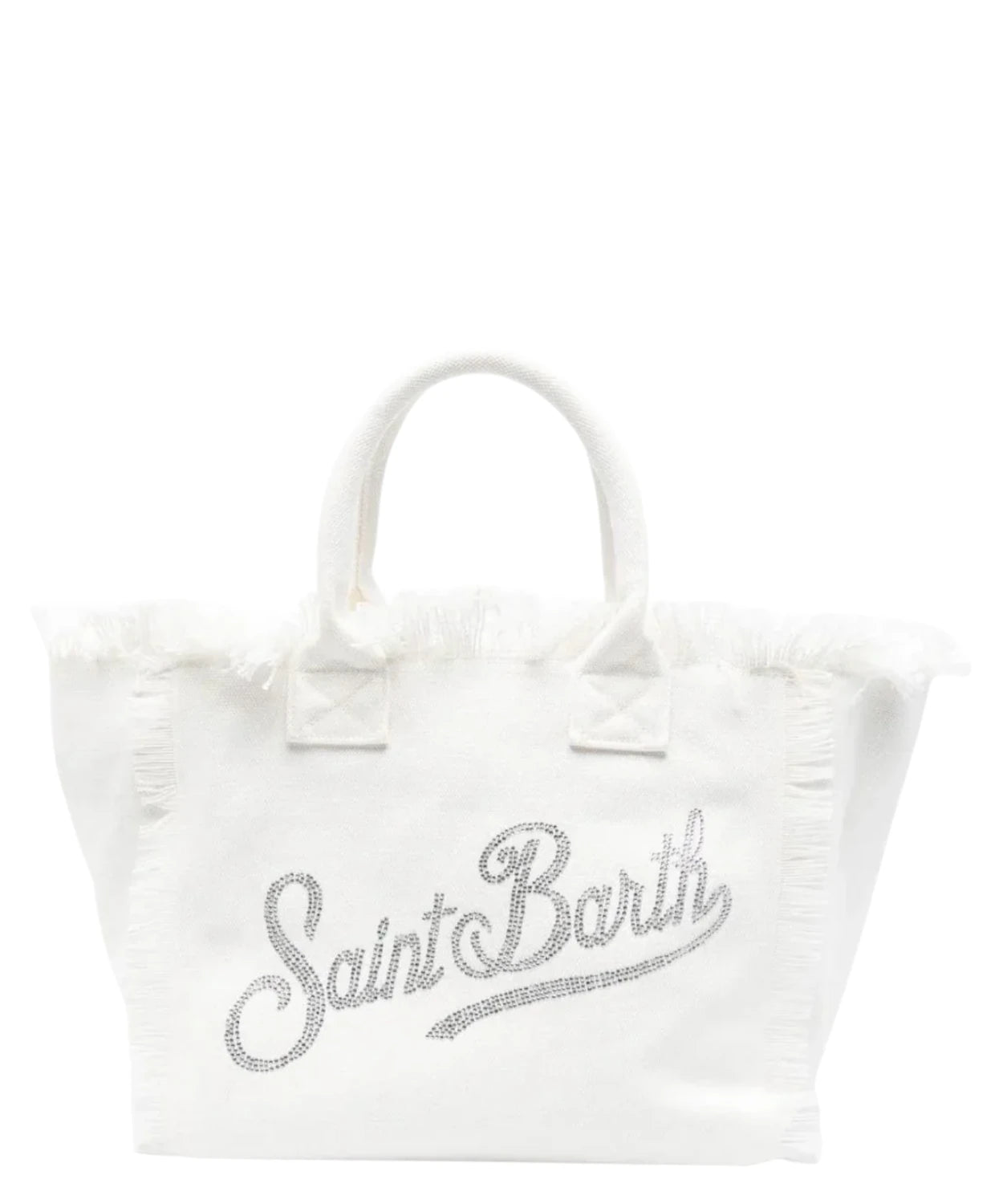 MC2 Saint Barth Vanity en toile avec logo strass