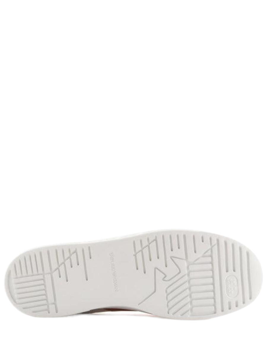 Sneakers in pelle con dettagli in gomma-Sneakers-Emporio Armani-Vittorio Citro Boutique