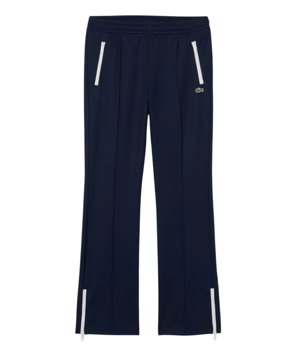 Pantalon Femme Lacoste Évasé avec Plis