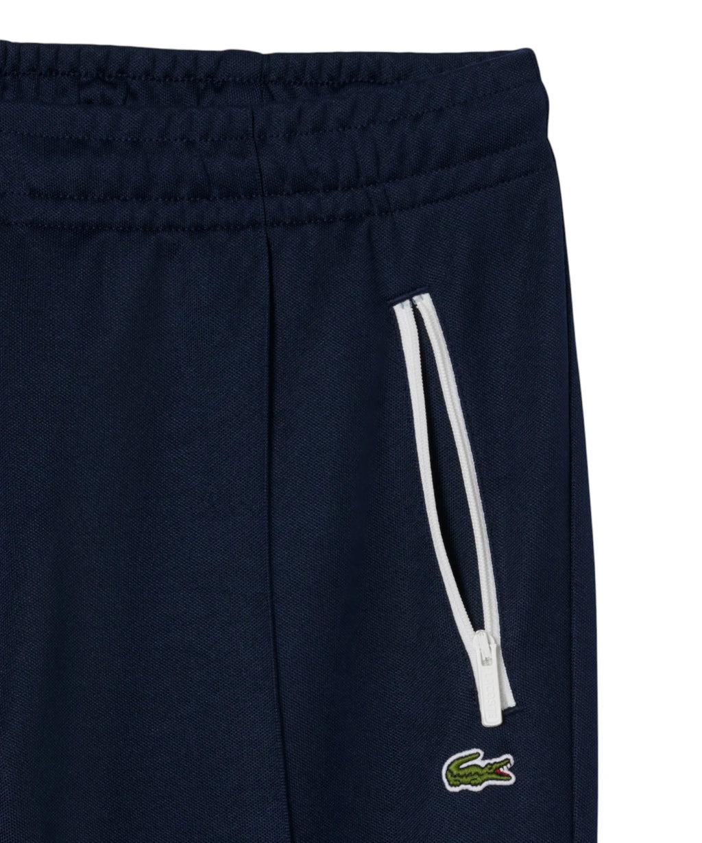 Pantalon Femme Lacoste Évasé avec Plis