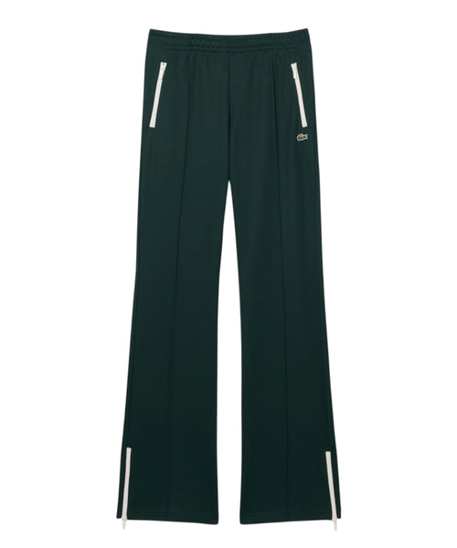 Pantalon Femme Lacoste Évasé avec Plis