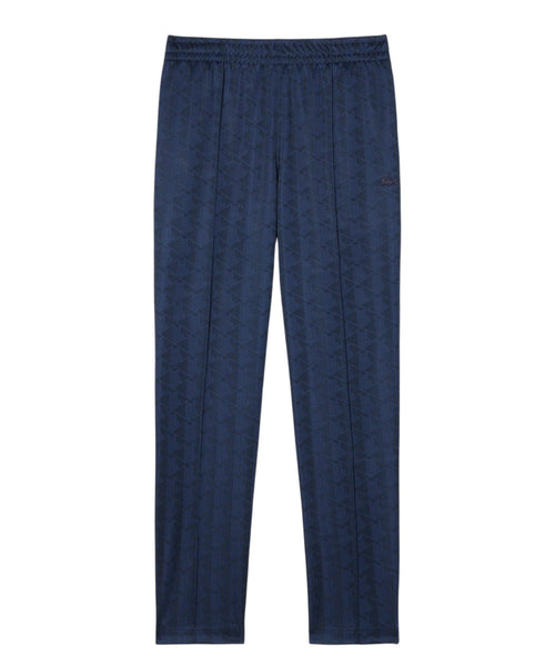 Pantalon de survêtement Lacoste en jacquard avec monogramme ton sur ton