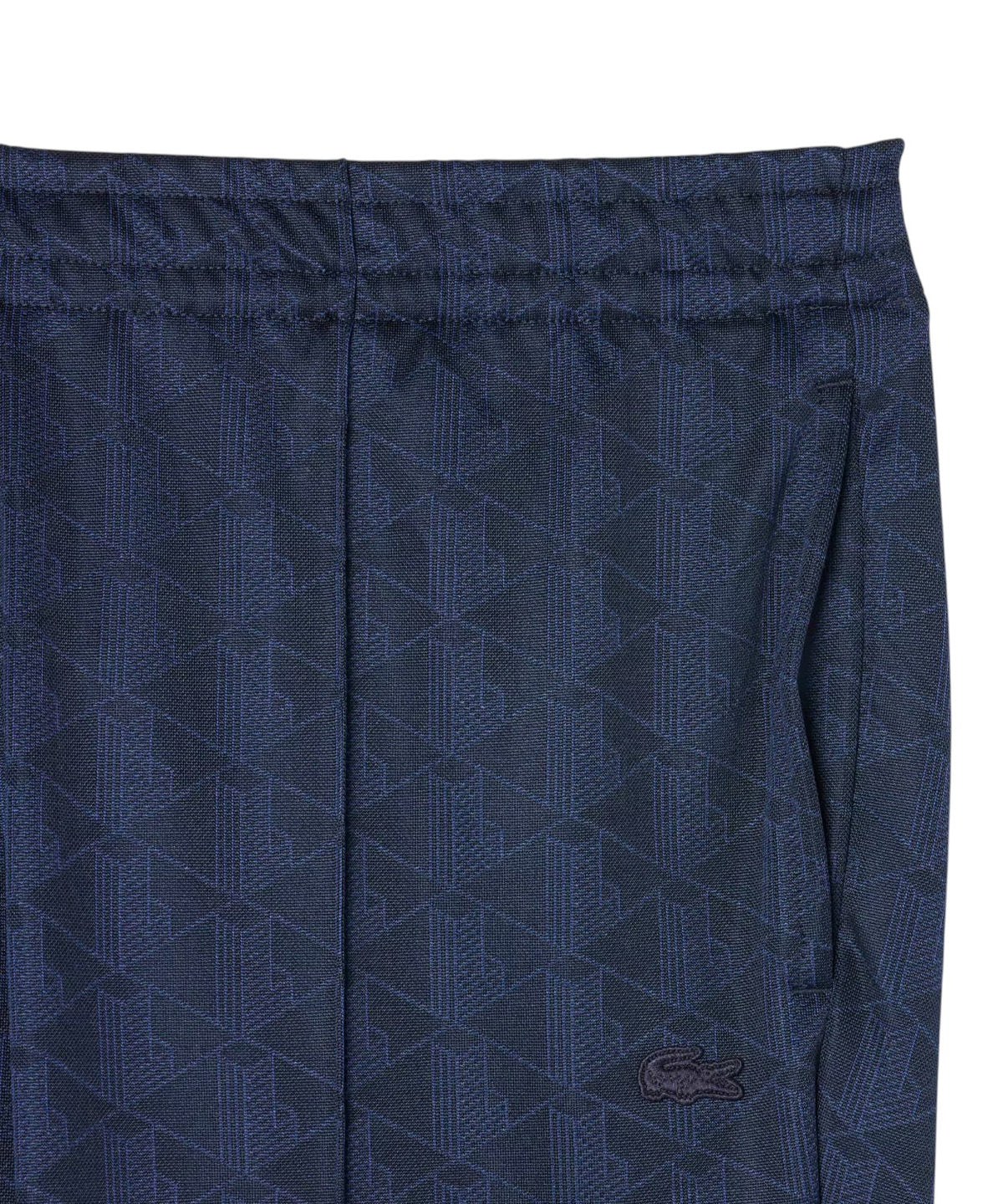 Pantalon de survêtement Lacoste en jacquard avec monogramme ton sur ton