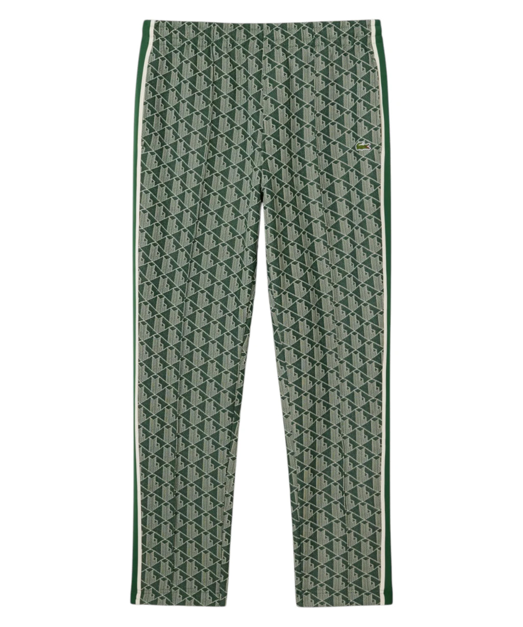 Pantalon de survêtement homme Lacoste avec monogramme jacquard coupe régulière