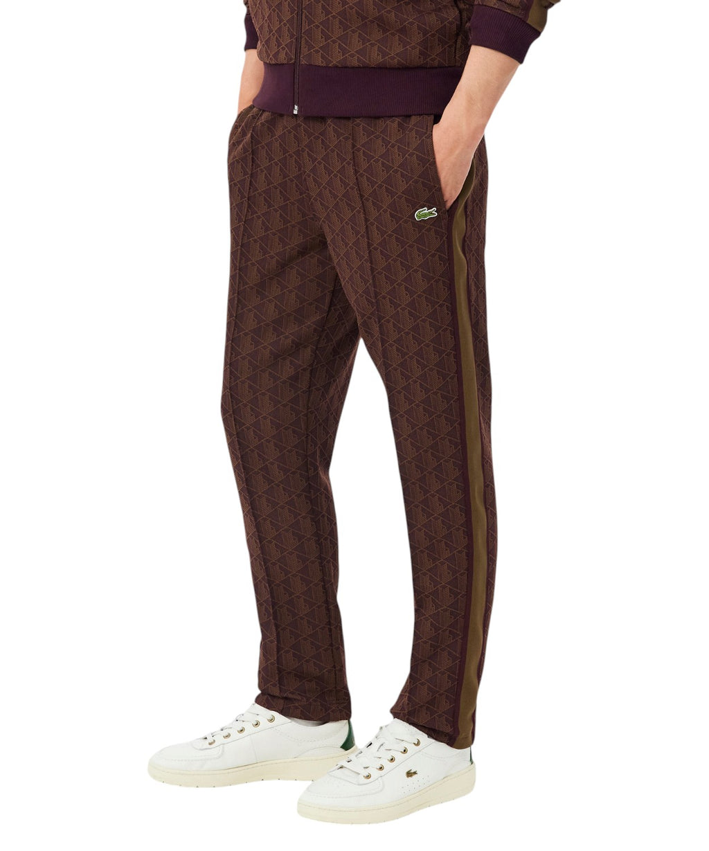 Pantalon de survêtement Lacoste Paris à monogramme jacquard