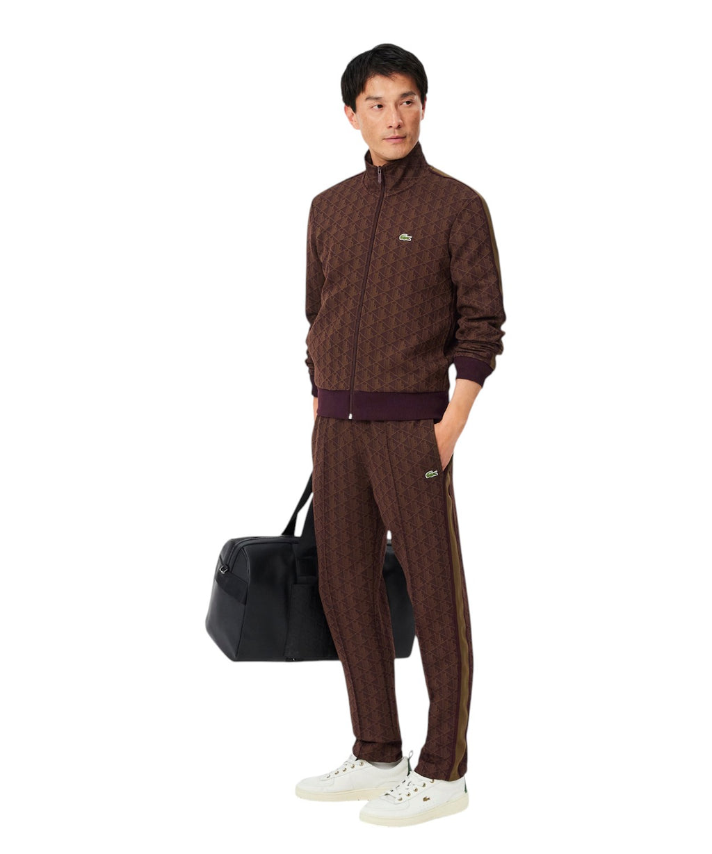 Pantalon de survêtement Lacoste Paris à monogramme jacquard
