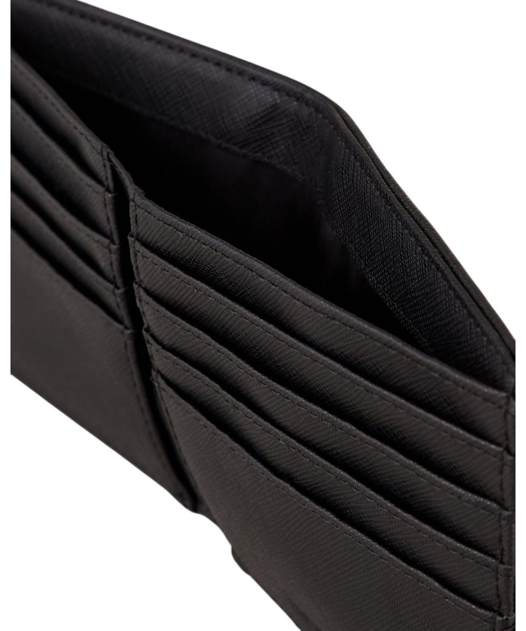 Portefeuille Bifold Emporio Armani en cuir régénéré