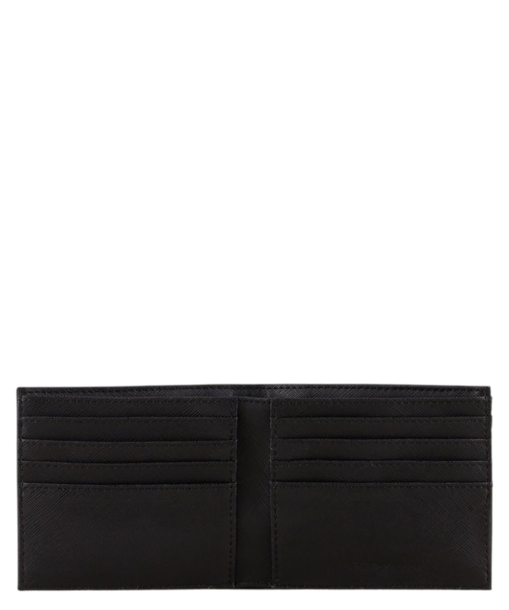 Portefeuille Bifold Emporio Armani en cuir régénéré