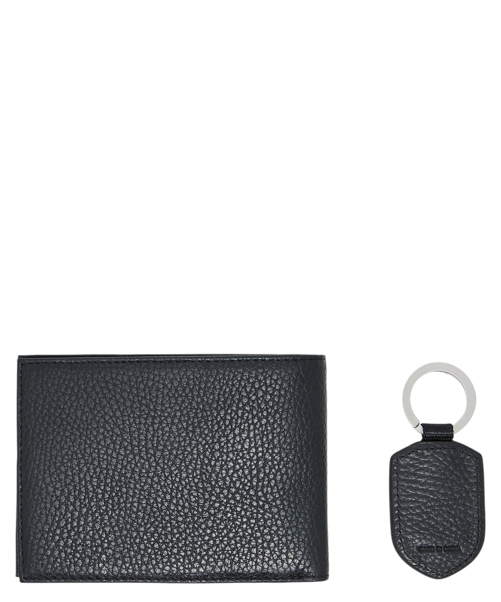 Coffret cadeau Emporio Armani avec portefeuille et porte-clés