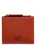 Portafoglio in pelle con portamonete-Emporio Armani-Portafogli-Vittorio Citro Boutique