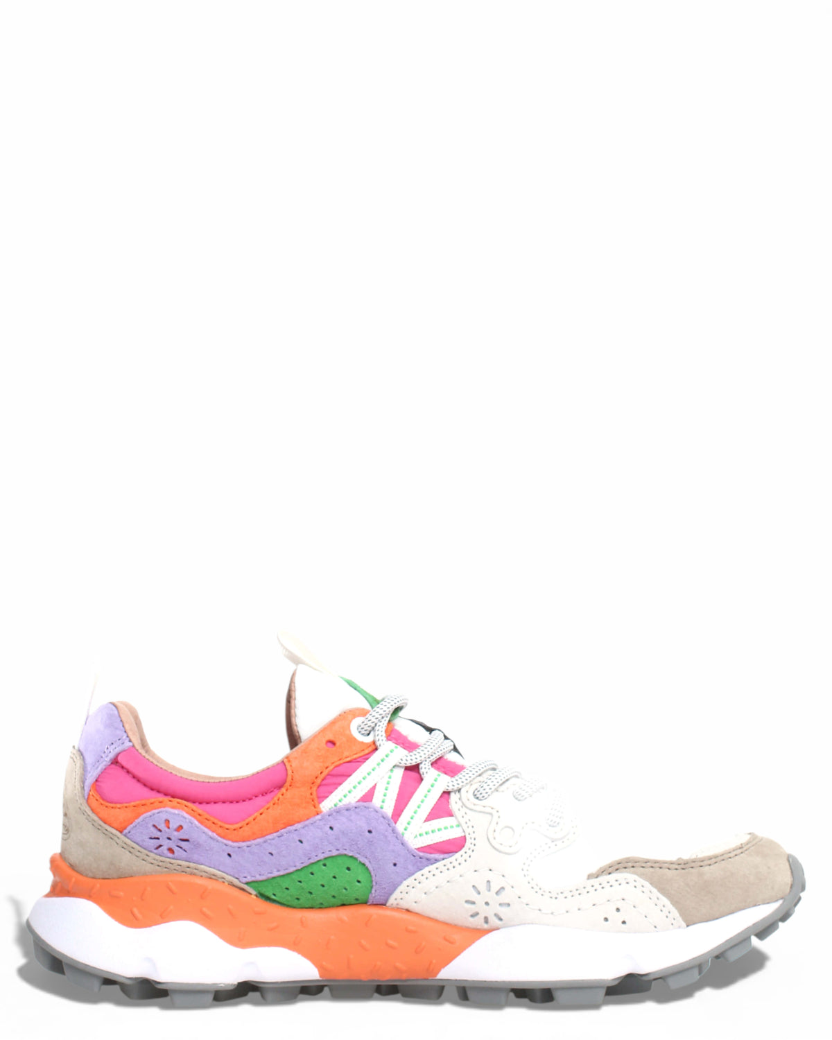 Sneakers Flower Mountain Yamano 3 in Suede e Tessuto