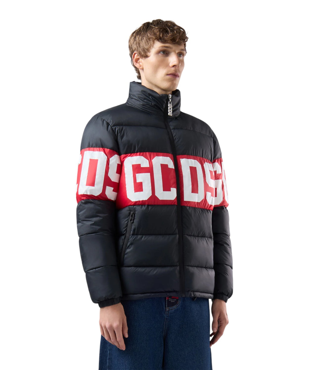 Doudoune GCDS avec logo Band contrastant