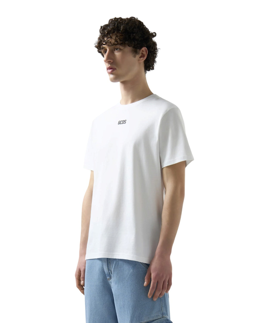 T-shirts GCDS Mini Logo en coton avec logo 3D