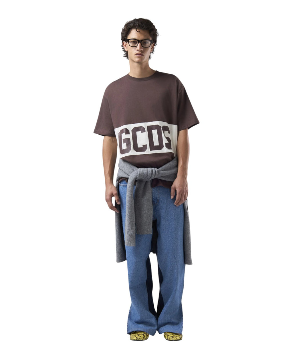 T-shirts GCDS oversize avec logo Band contrastant
