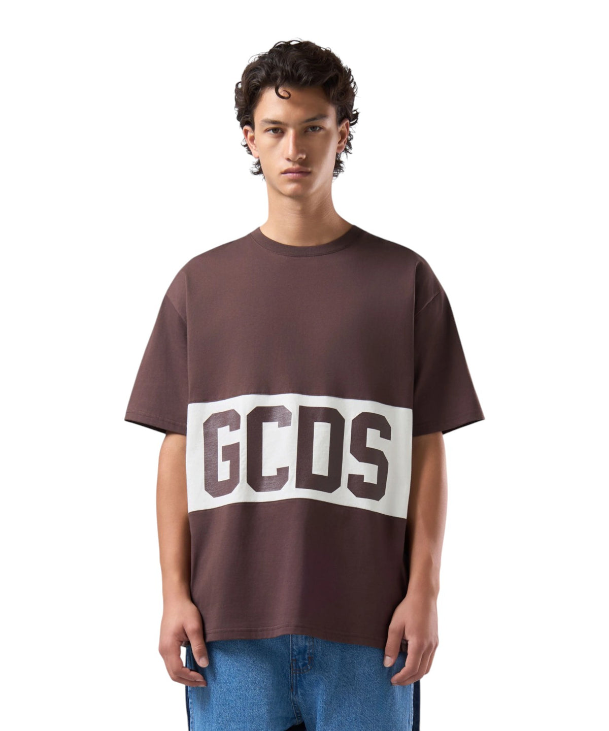 T-shirts GCDS oversize avec logo Band contrastant