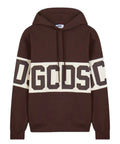 Sweat à capuche GCDS avec logo Band contrastant
