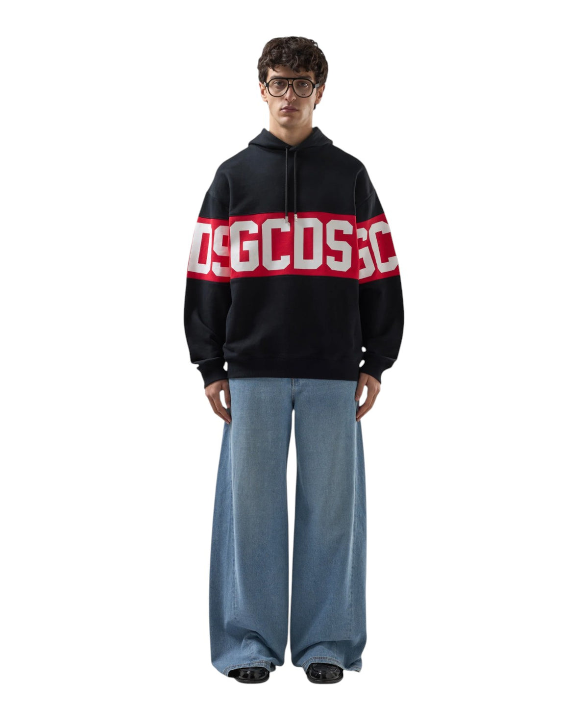 Sweat à capuche GCDS avec bande logo