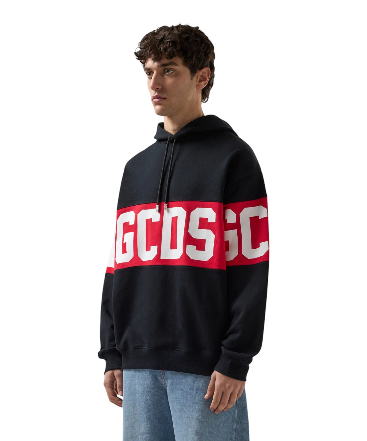 Sweat à capuche GCDS avec bande logo