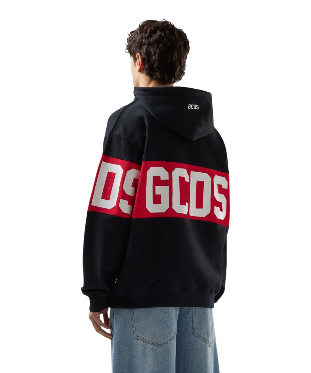 Sweat à capuche GCDS avec bande logo