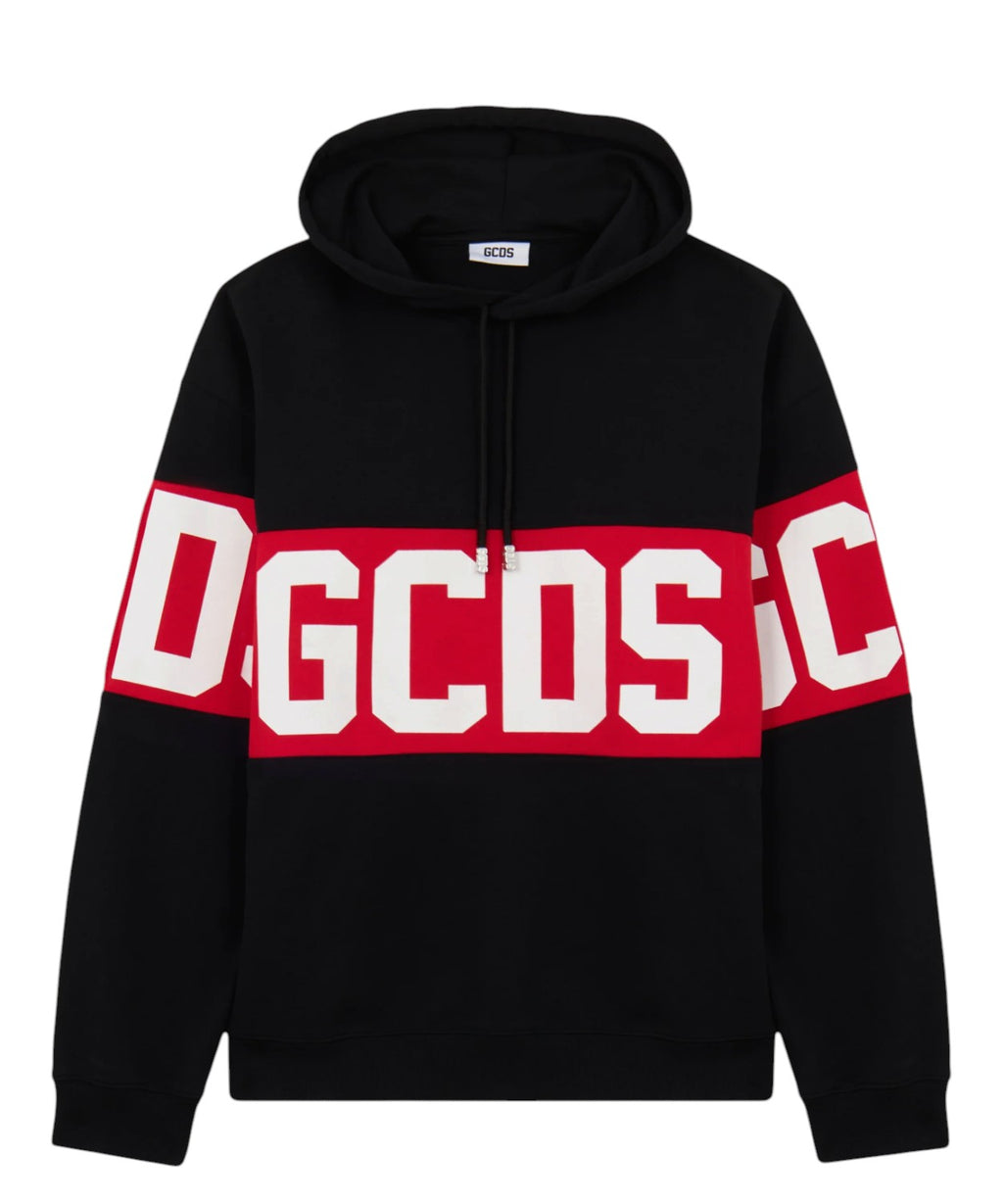 Sweat à capuche GCDS avec bande logo