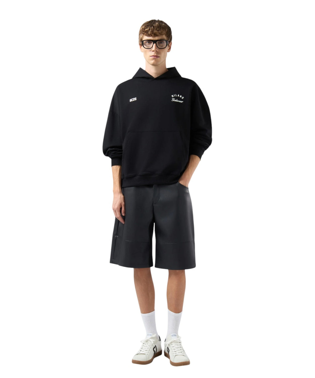 Sweat à capuche GCDS avec logo Band au dos
