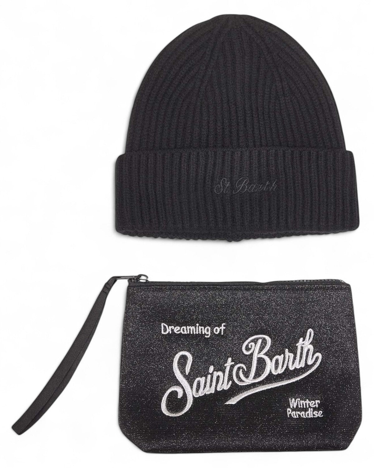 Christmas Box con berretto in lana merino e pochette-Mc2 Saint Barth-BOX-Vittorio Citro Boutique