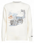 Maglione misto cashmere con jacquard Car Winter Cortina-Mc2 Saint Barth-Maglieria-Vittorio Citro Boutique