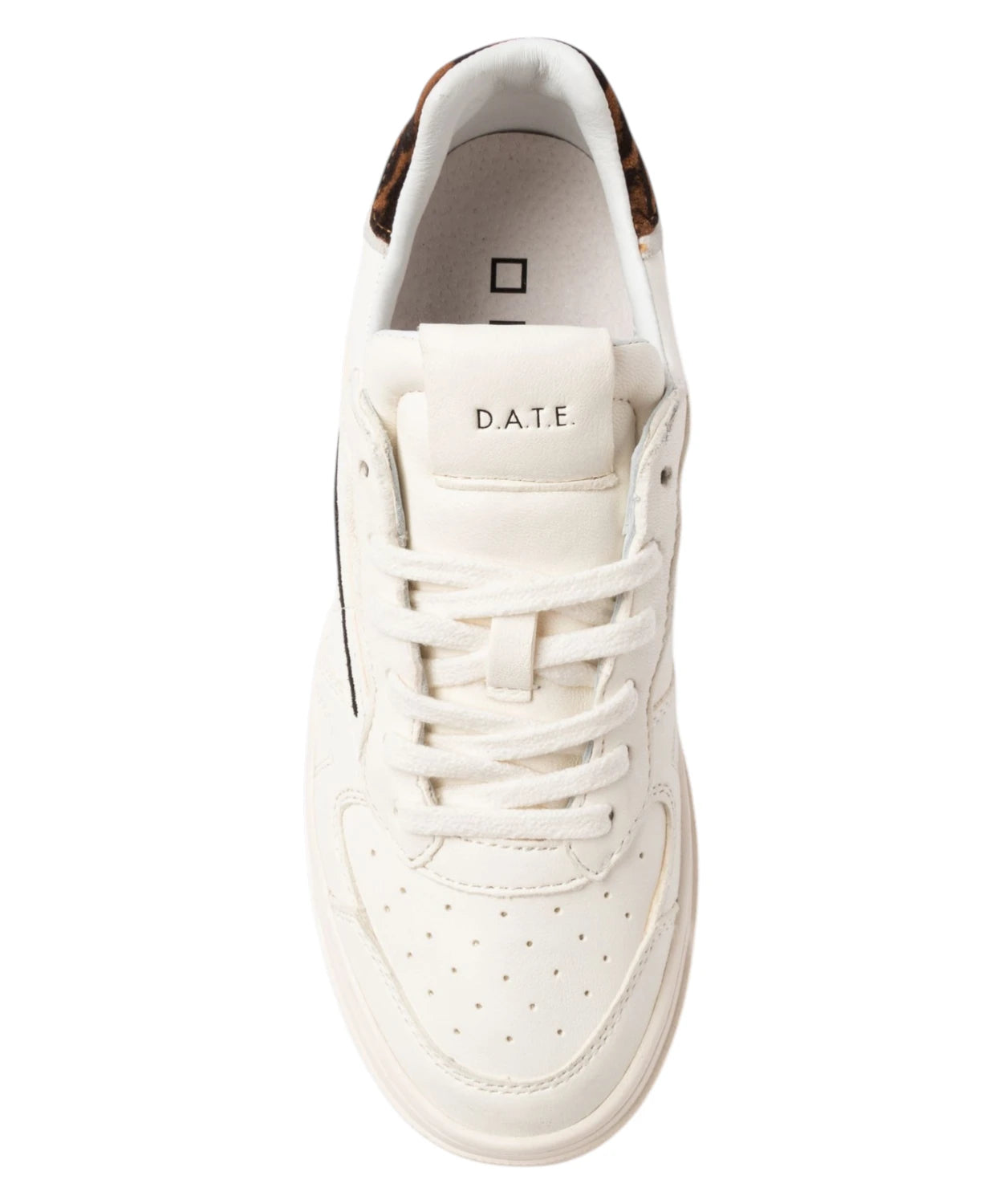 Sneakers D.A.T.E. Torneo Pure Animalier White Leopard