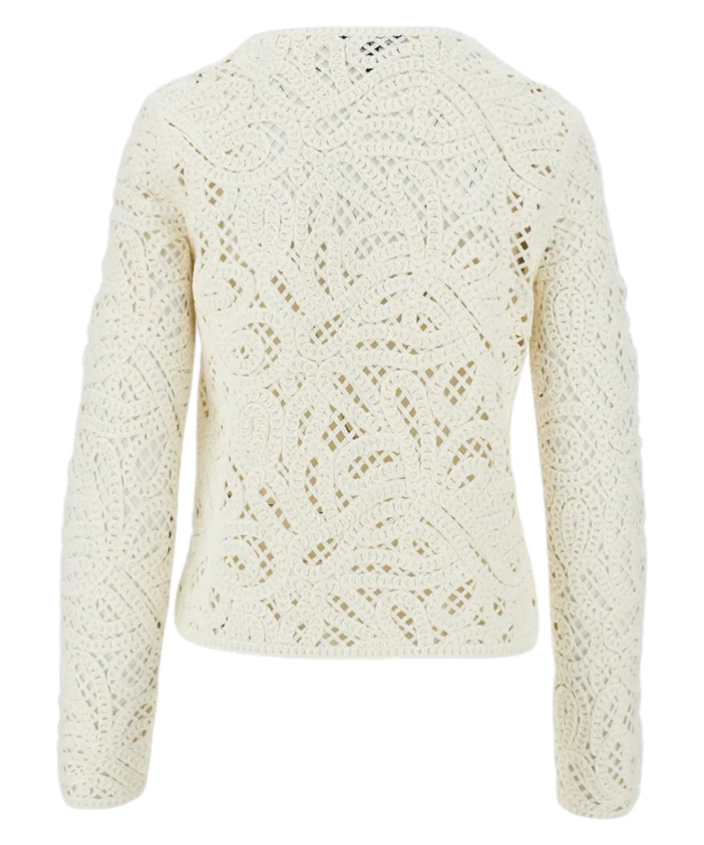 Emporio Armani Veste Broderie Cornely Macramé