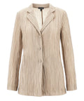 Blazer Monopetto Emporio Armani en taffetas texturé