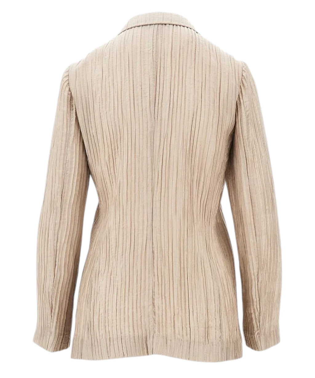 Blazer Monopetto Emporio Armani en taffetas texturé