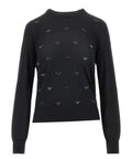 Pullover Donna Lana Vergine con Strass per Giornate Fredde