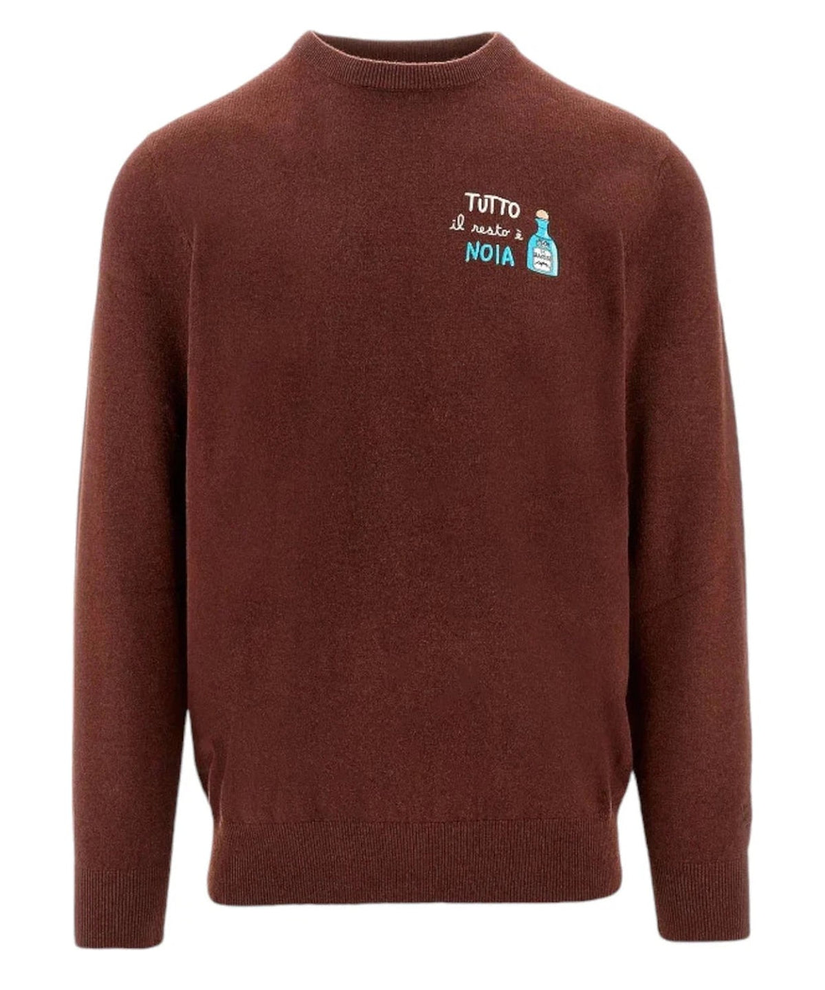 Pullover "Tutto il Resto è Noia" in Misto Lana e Cashmire-Mc2 Saint Barth-Maglieria-Vittorio Citro Boutique