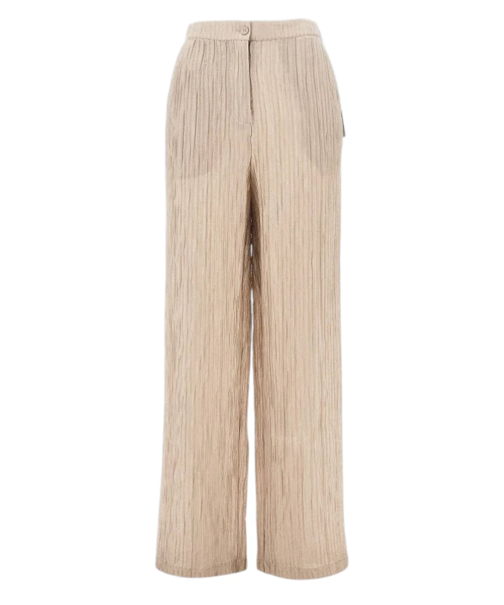 Pantalon en taffetas Lurex Emporio Armani
