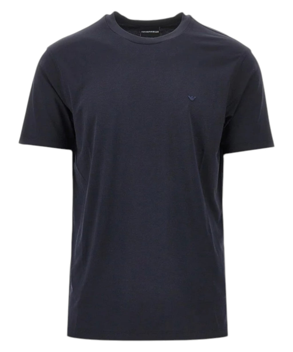 T-shirt Uomo Emporio Armani in Misto Modal con Eagle
