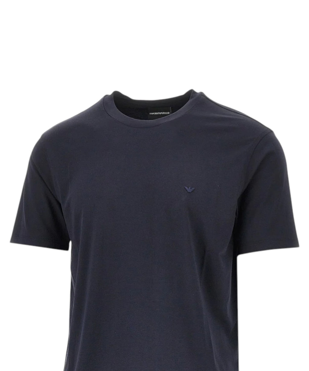 T-shirt Uomo Emporio Armani in Misto Modal con Eagle